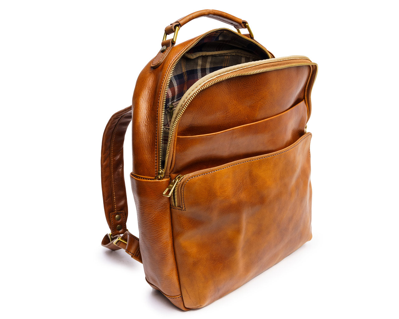 Palmelatto Leather 15 Laptop Business Bag - Iside - Domini Leather