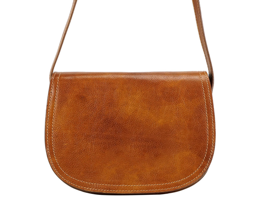 Luxury Leather Crossbody Bag By Pampora Leather