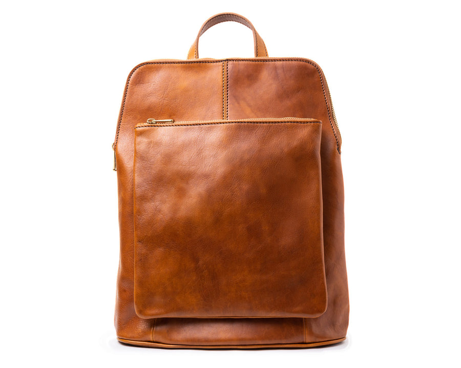Italian Made Convertible Backpack By Pampora Leather